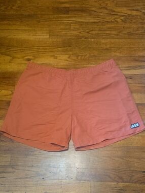 A24 Films Rust Orange Nylon Outdoor Shorts Embroidered Logo XXL Athletic Swim